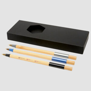 Parure Kerf de stylos en bambou personnalisée
