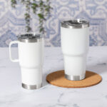 Tasse Thermique de Table en Acier Inox Recyclé personnalisée