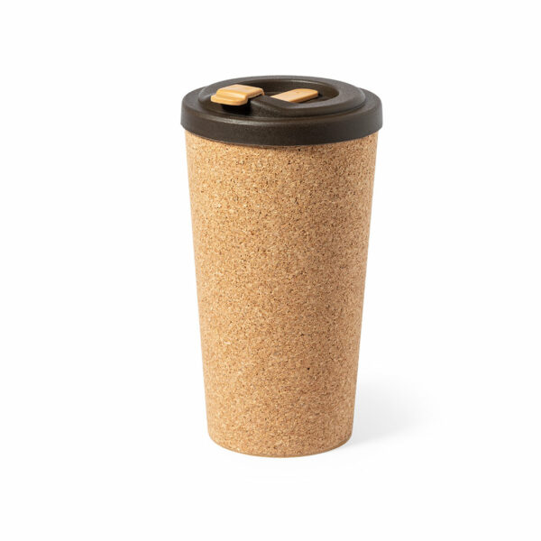 Verre thermique en liège naturel personnalisé - 500 ml – Image 3