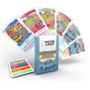 Jeu de 7 familles - Thème "Prévention routière" personnalisé