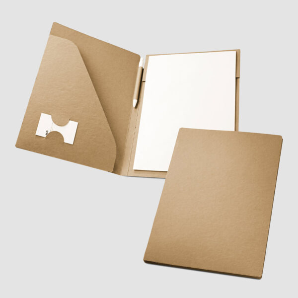 92046-0.jpg Porte-documents A4 en papier recyclé POE personnalisé – Image 1