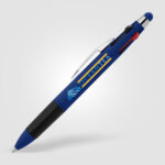 Stylo personnalisé Quattro Softy Multi-encre avec stylet – Image 3