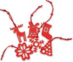 Lot de 6 décorations de Noël en feutrine personnalisées – Image 3