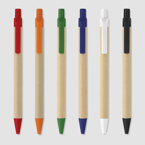Stylo bille en PLA maïs/papier personnalisé – Image 1