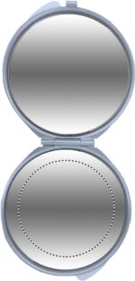 Miroir de poche double en aluminium personnalisé – Image 6