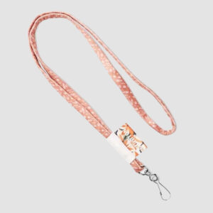Lanyard tubulaire en polyester sublimé personnalisé