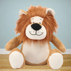 Peluche zippée Lion Mumbles personnalisée