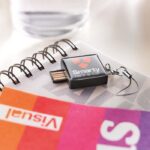 Clé USB Carrée avec Doming Personnalisé