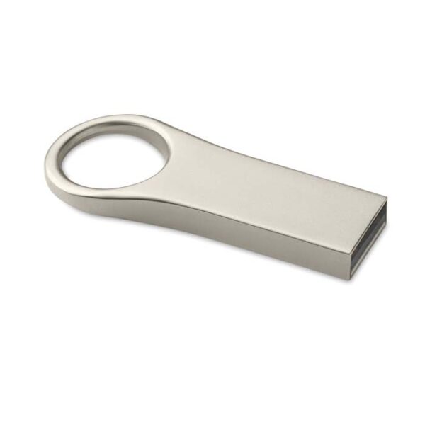 Mini clé USB en alliage de zinc avec détail rond personnalisée – Image 3