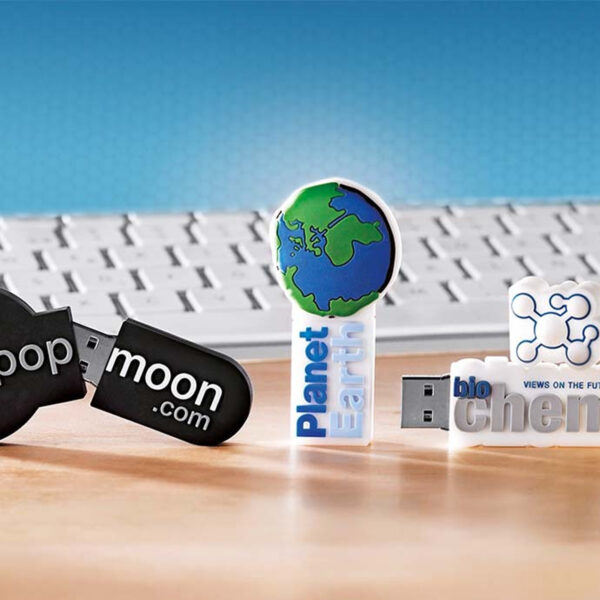 Clé USB Personnalisée en PVC Souple – Image 1