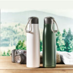 Bouteille isotherme 500 ml en acier inoxydable recyclé personnalisée
