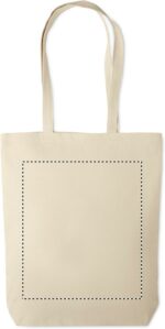 Sac shopping en toile anses longues personnalisé - 270 g/m² – Image 4