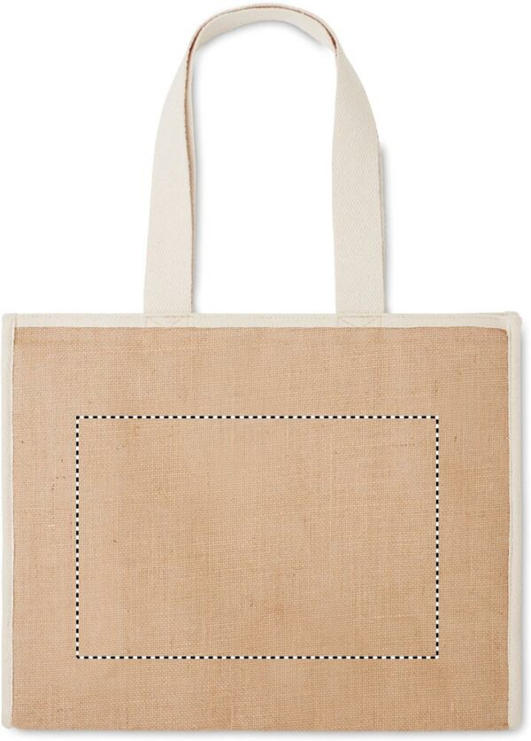 Sac Shopping / Réfrigérant en Jute personnalisé – Image 3