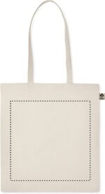 Sac shopping en coton bio personnalisé - 140g/m² – Image 2