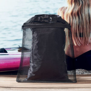 Sac étanche 6L en RPET avec filet zippé personnalisé