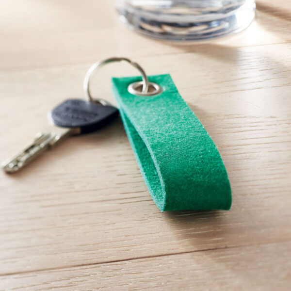Porte-clés en feutre RPET personnalisé – Image 1