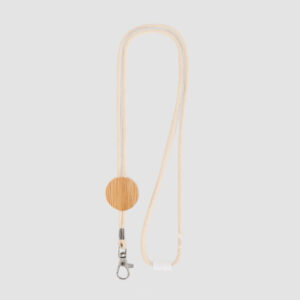 Lanyard en Coton avec Détail Bambou personnalisé
