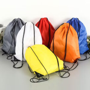 Sac à dos avec cordon en polyester 190T personnalisé