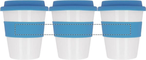 Gobelet simple paroi en polypropylène blanc brillant personnalisé - 350 ml – Image 3