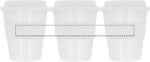 Gobelet simple paroi en polypropylène blanc brillant personnalisé - 350 ml – Image 5