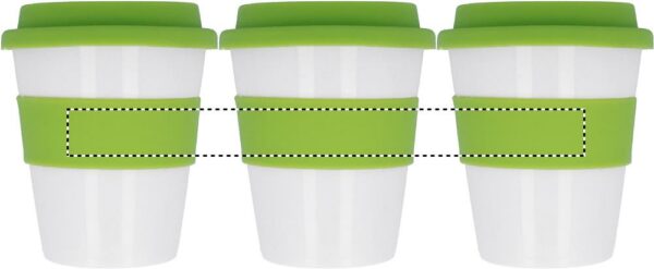 Gobelet simple paroi en polypropylène blanc brillant personnalisé - 350 ml – Image 7