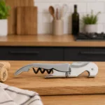 Sommelier en acier inoxydable avec double tire-bouchon personnalisé