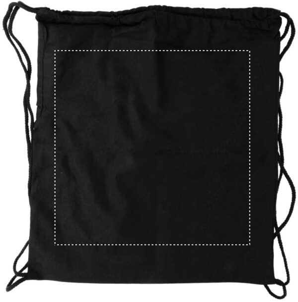 Sac à dos en coton personnalisé - 100 g/m² - 37 x 41 cm – Image 2