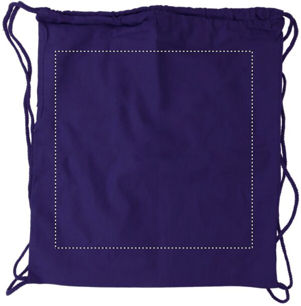 Sac à dos en coton personnalisé - 100 g/m² - 37 x 41 cm – Image 3