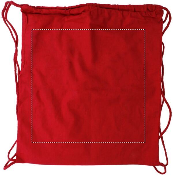 Sac à dos en coton personnalisé - 100 g/m² - 37 x 41 cm – Image 4
