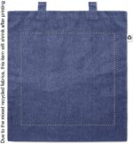 Sac shopping bicolore en coton et polyester recyclés personnalisé - 140 g/m² – Image 4
