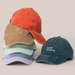 Casquette écoresponsable délavée unisexe personnalisée