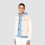 Veste écoresponsable en chanvre pour femme personnalisée