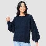 Pull écoresponsable en laine mérinos femme personnalisé