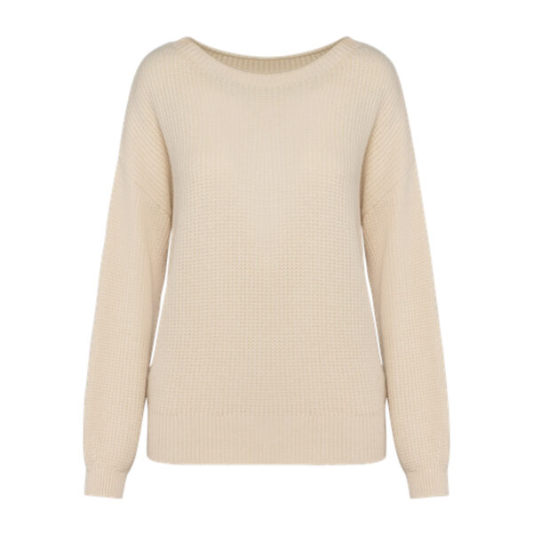Pull écoresponsable en laine mérinos femme personnalisé – Image 3