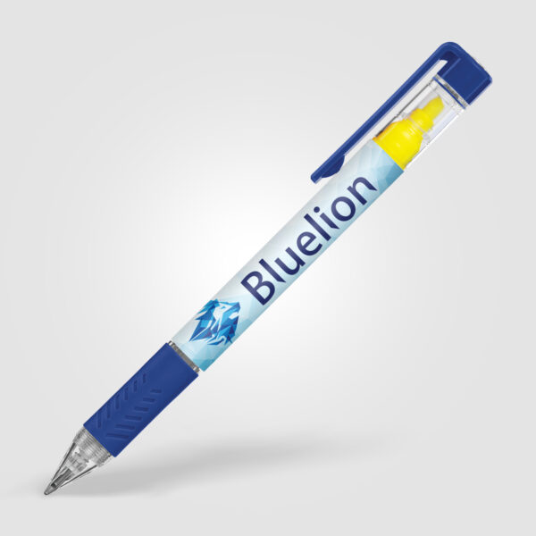 Stylo surligneur Bergman avec grip coloré – Image 3