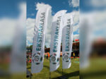 Drapeau de plage Batfan personnalisé - 115 g B1