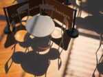 Barrières de café publicitaires extérieures personnalisées