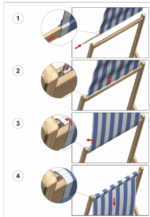 Chaises longues en bois personnalisées – Image 2