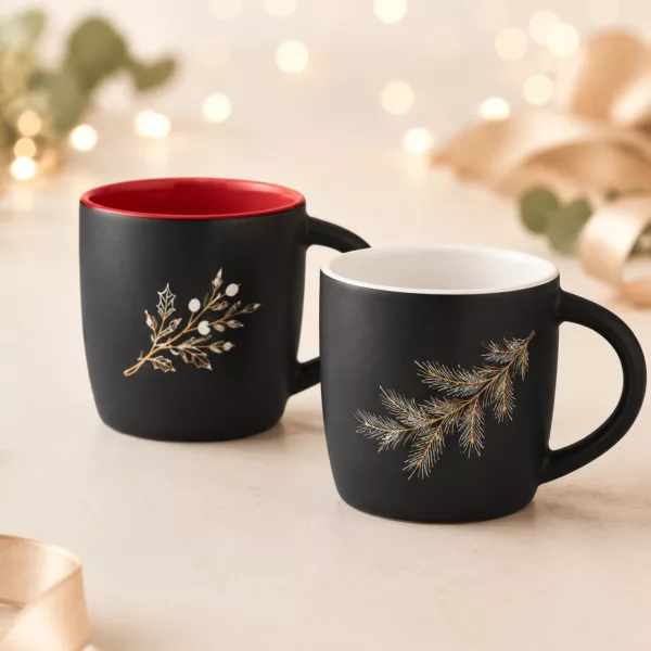 Tasse Zanzibar en céramique noire matte personnalisée - 355 ml – Image 1