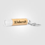 Porte-clés Lampe Torche LED en Bambou personnalisé – Image 3