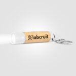 Porte-clés Lampe Torche LED en Bambou personnalisé – Image 4