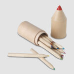 Set de 12 crayons en bois personnalisés