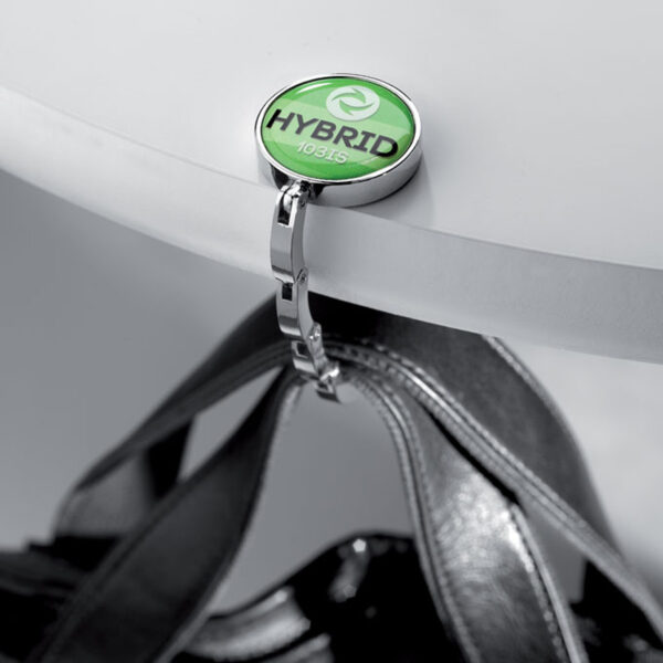 it3441.jpg Accroche-sac élégant avec cordon en acier ajustable personnalisé – Image 1