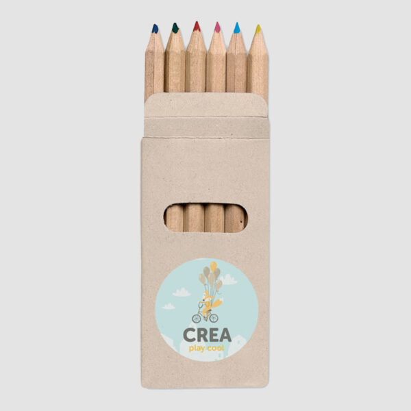 kc2478.jpg Set de 6 crayons de couleur personnalisés – Image 1