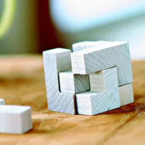 Puzzle cube en bois 3×3×3 personnalisé