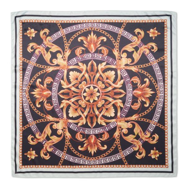 Châle en satin de polyester recyclé personnalisé – Image 3