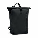 Sac à dos enroulable en coton et polyester recyclés personnalisé – Image 2