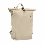 Sac à dos enroulable en coton et polyester recyclés personnalisé – Image 3