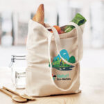Sac shopping en toile anses longues personnalisé - 270 g/m²