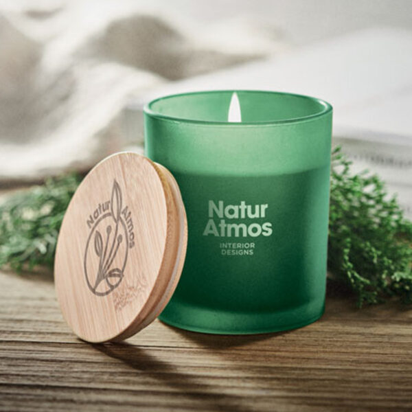Bougie parfumée en cire végétale personnalisée - 120g – Image 1